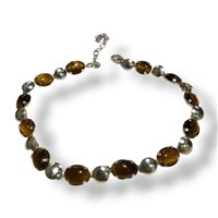 Pulsera Mandile 1922 Mujer Pietre e perle in Plata Occhio di tigre 2MBRPT3